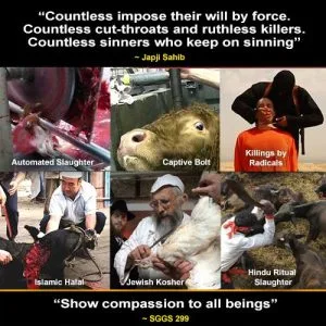 Can sikhs eat meat