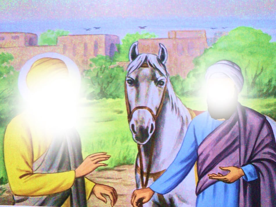 Bhai Lehna Ji meets Guru Nanak Dev Ji