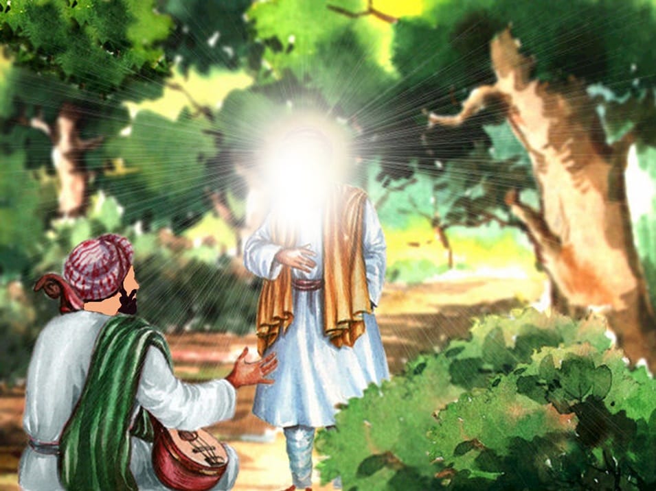 Guru Nanak Dev Ji and Bhai Mardana