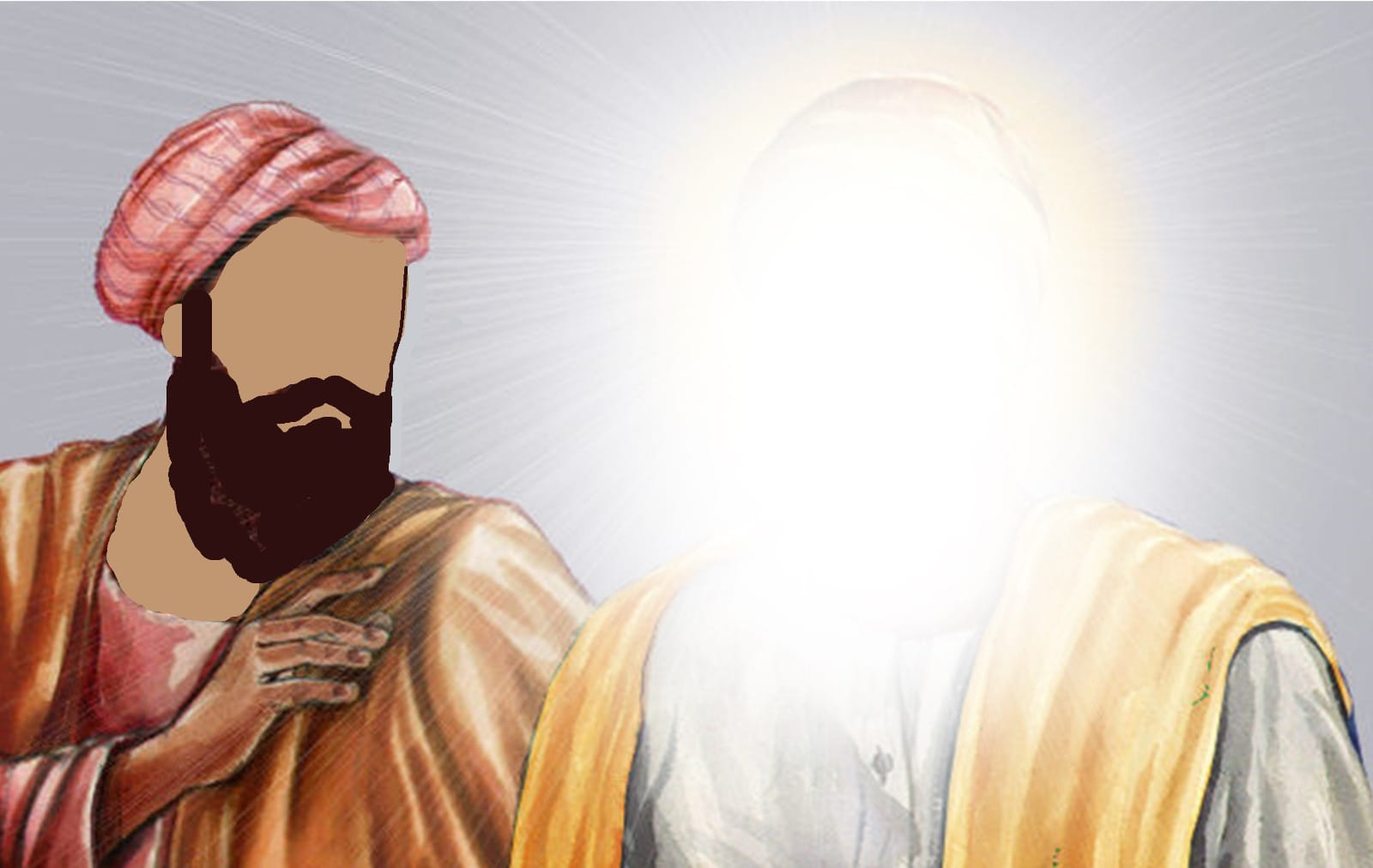Guru Nanak Dev Ji and Bhai Mardana Ji