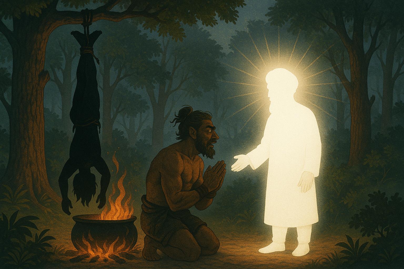 Guru Nanak Dev Ji with Kauda