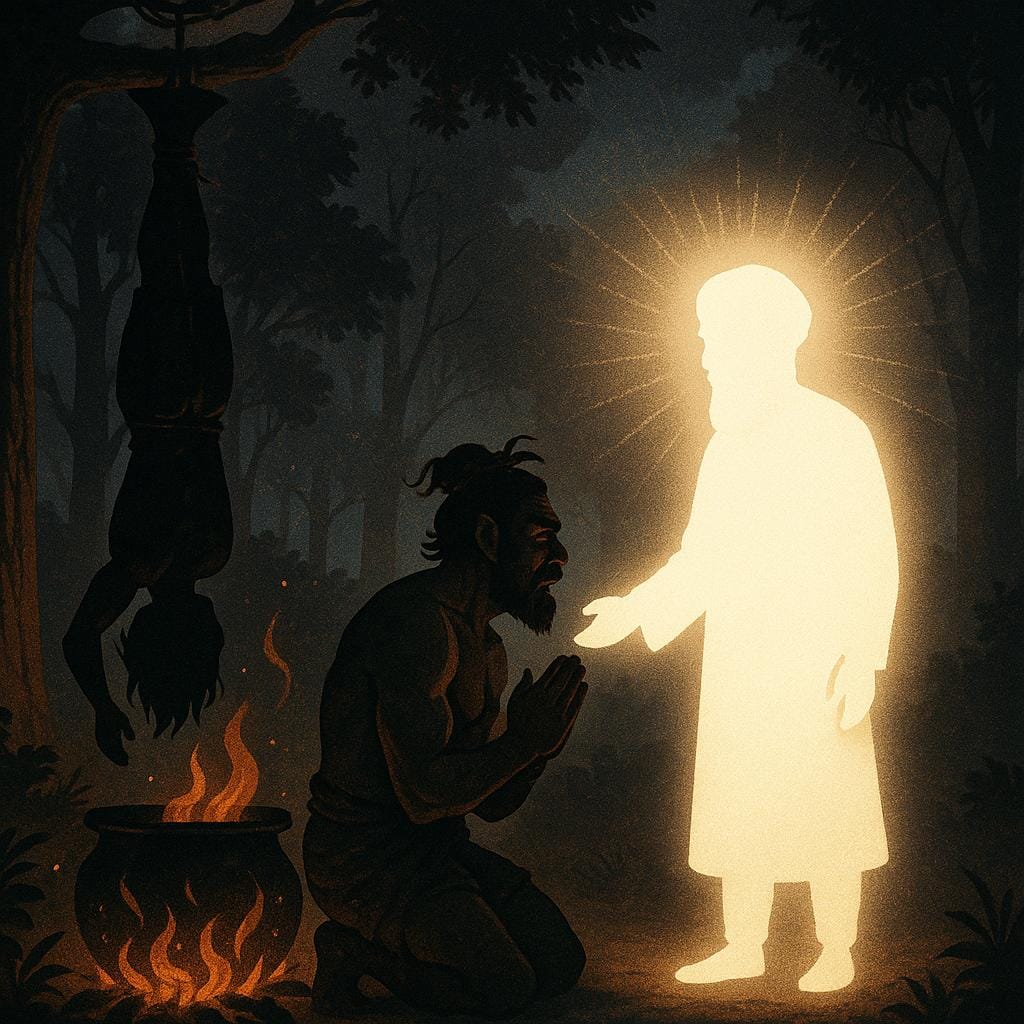 Guru Nanak Dev Ji with Kauda