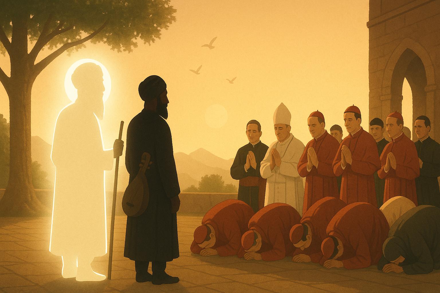 Guru Nanak Dev Ji visiting Rome in 1518