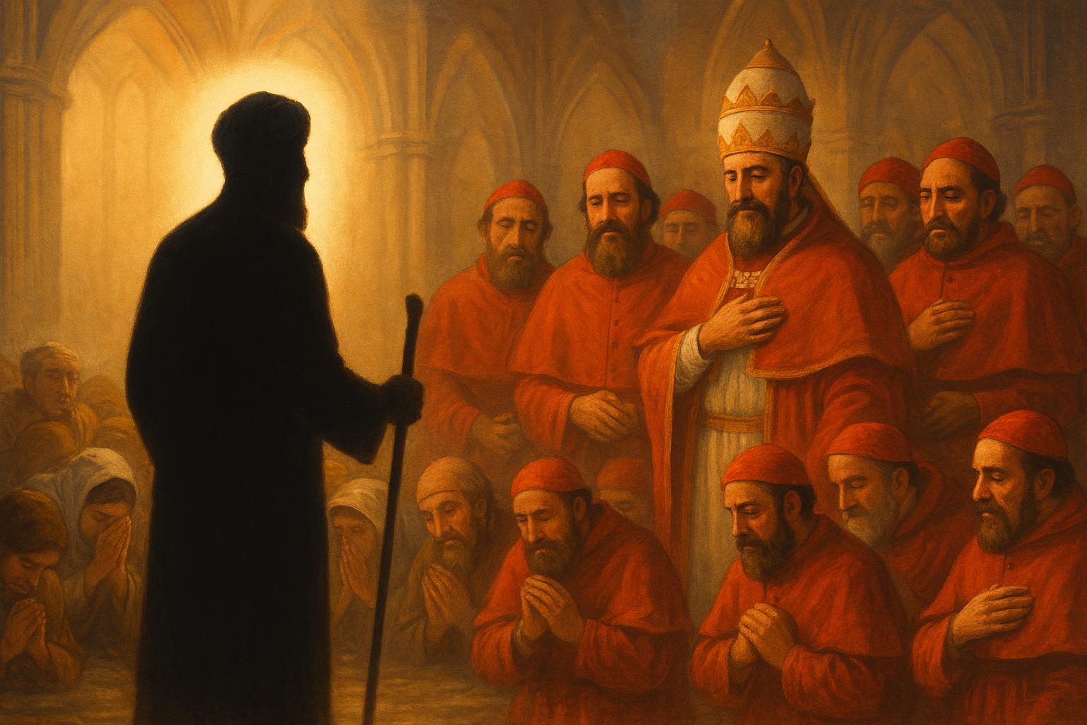 Pope Leo X showing respect to Guru Nanak Dev Ji