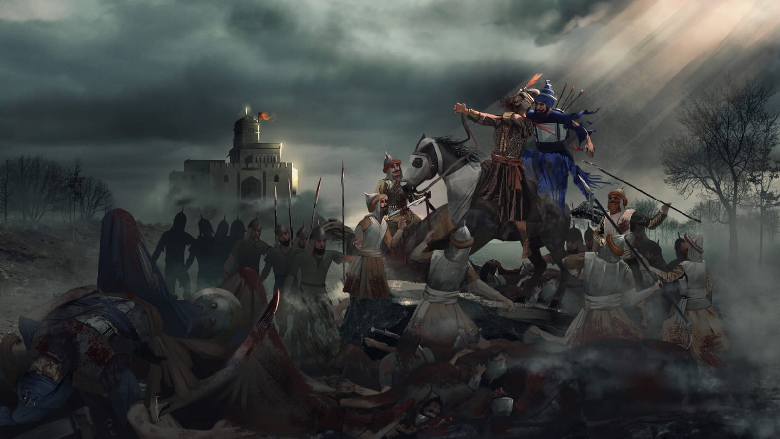 Singhs Fighting with Mughals