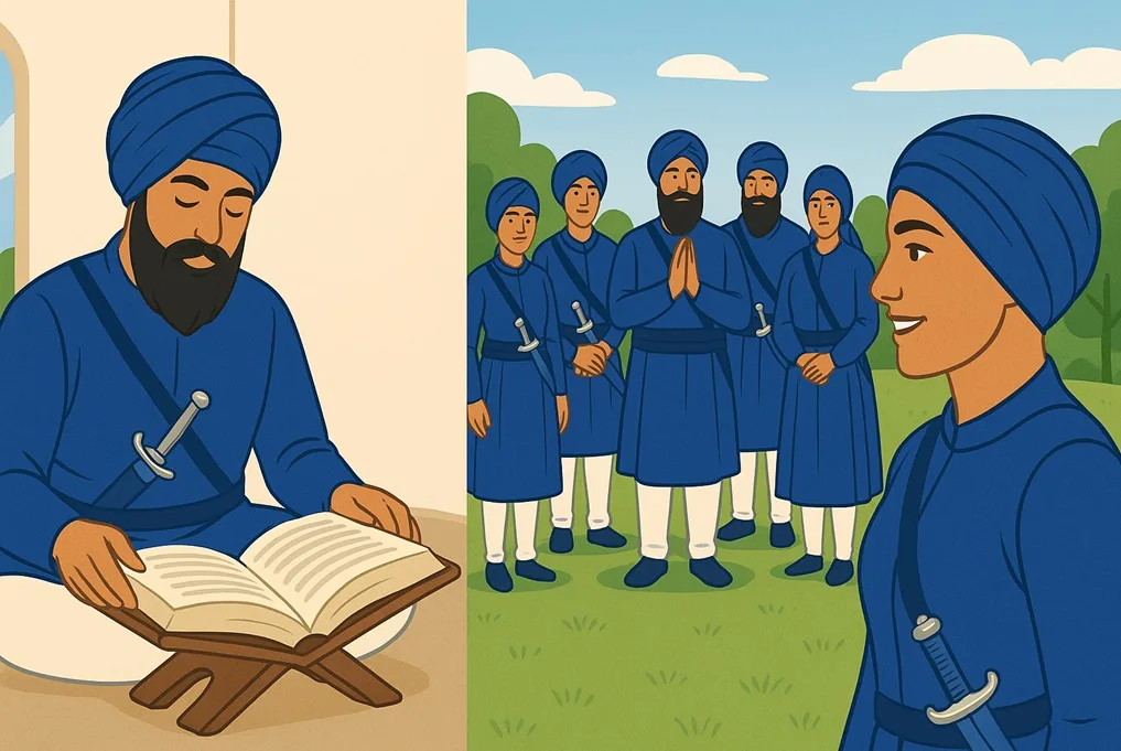 A Sikh has two parts to their life Individual Shakshi and community based Panthic