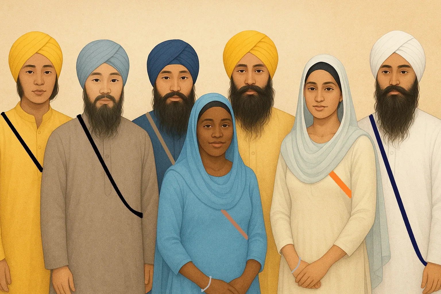 Asian Oriental and Black Sikhs Sikhs of all colours and ethnicities
