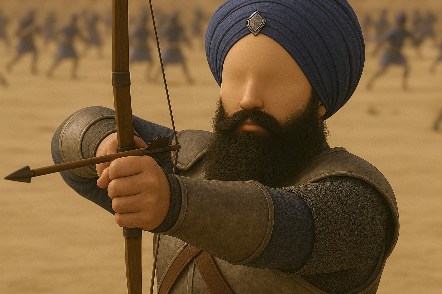 Baba Banda Singh Ji Bahadar Ji arrow shooting practice