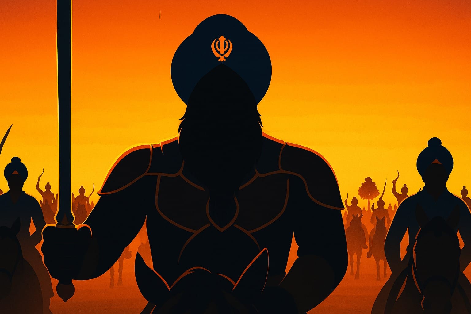 Baba Banda Singh Ji Bahadar with the Khalsa Army