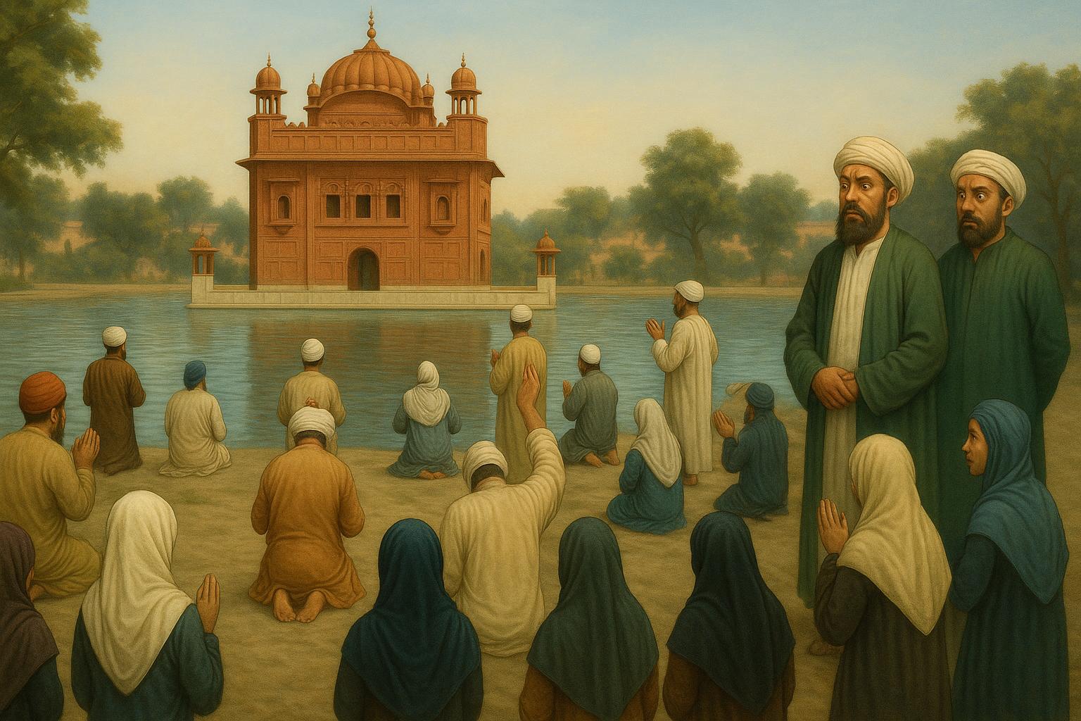 Egotistical intolerant Muslim clerics shocked to see Muslims becoming devotees of Guru Arjan Dev Ji