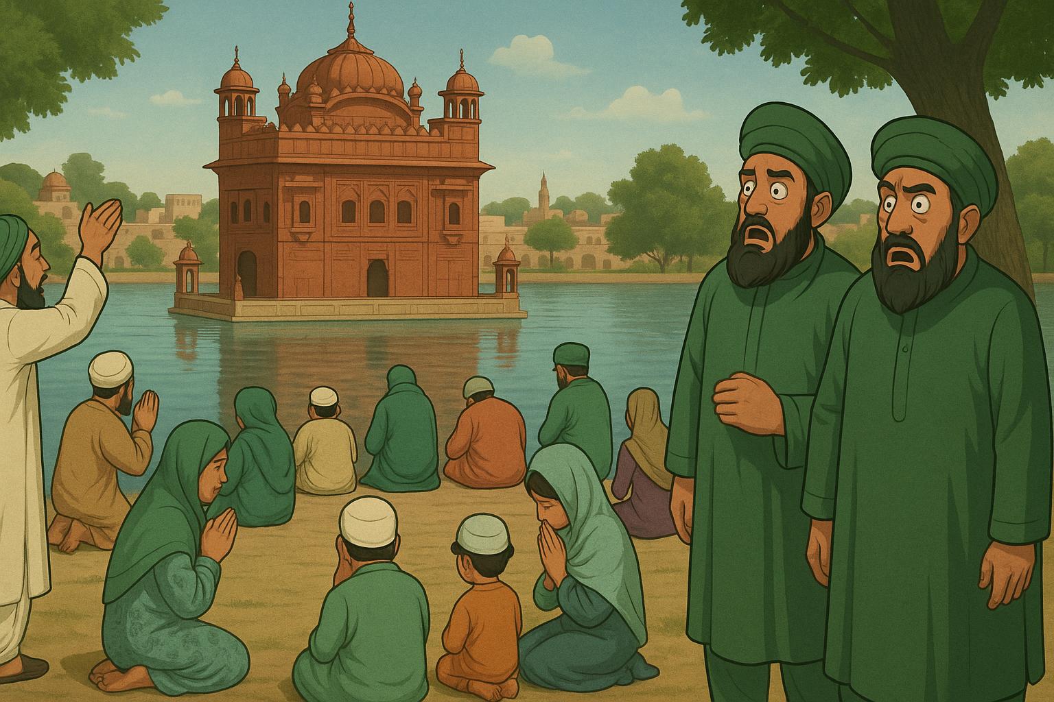 Egotistical intolerant Muslim clerics shocked to see Muslims becoming devotees of Guru Arjan Dev Ji