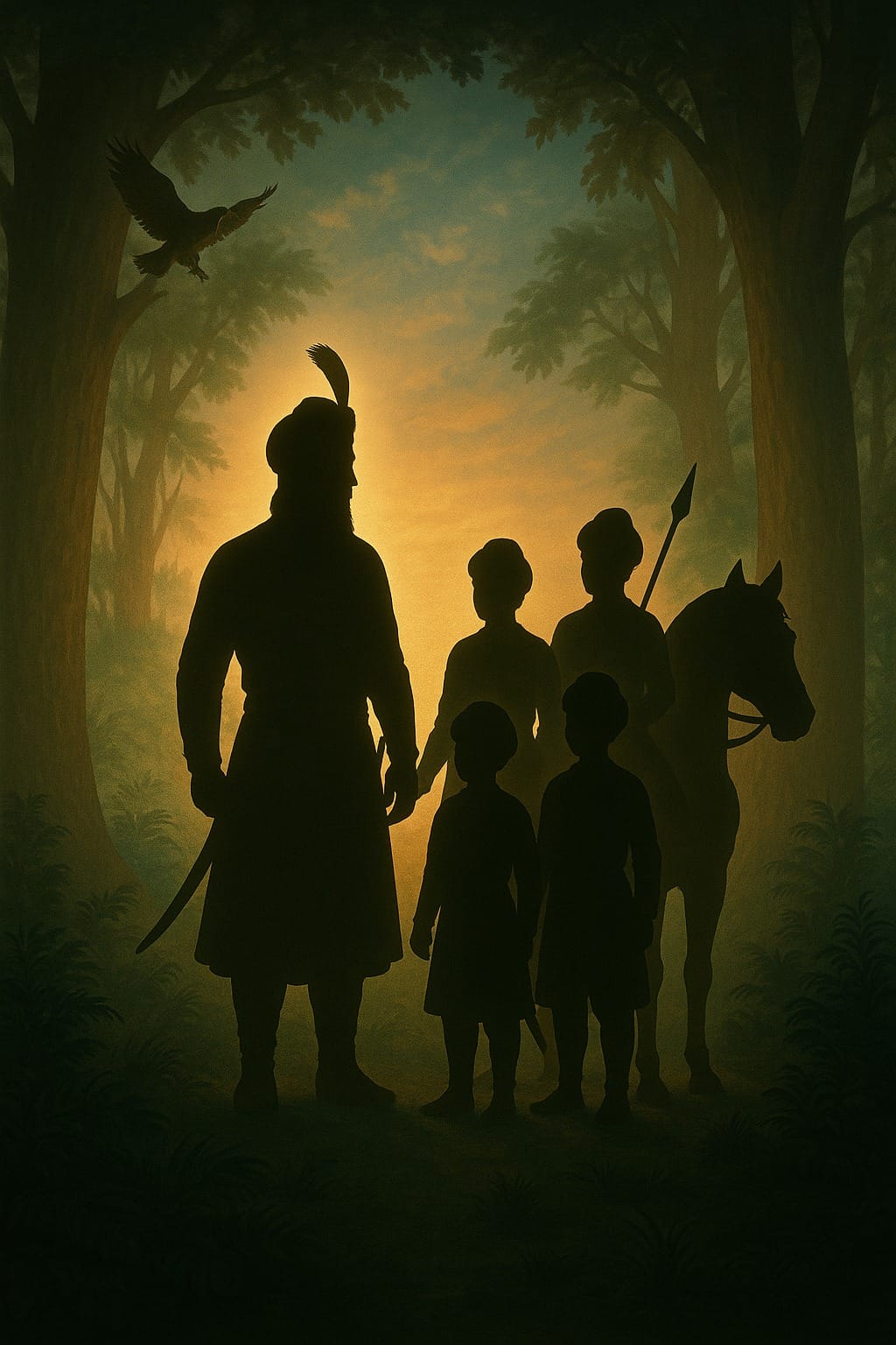 Guru Gobind Singh Ji and his four sons – the Chaar Sahibzaade