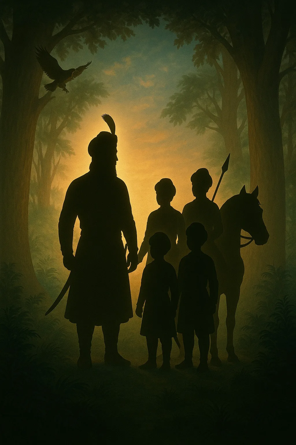 Guru Gobind Singh Ji and his four sons – the Chaar Sahibzaade