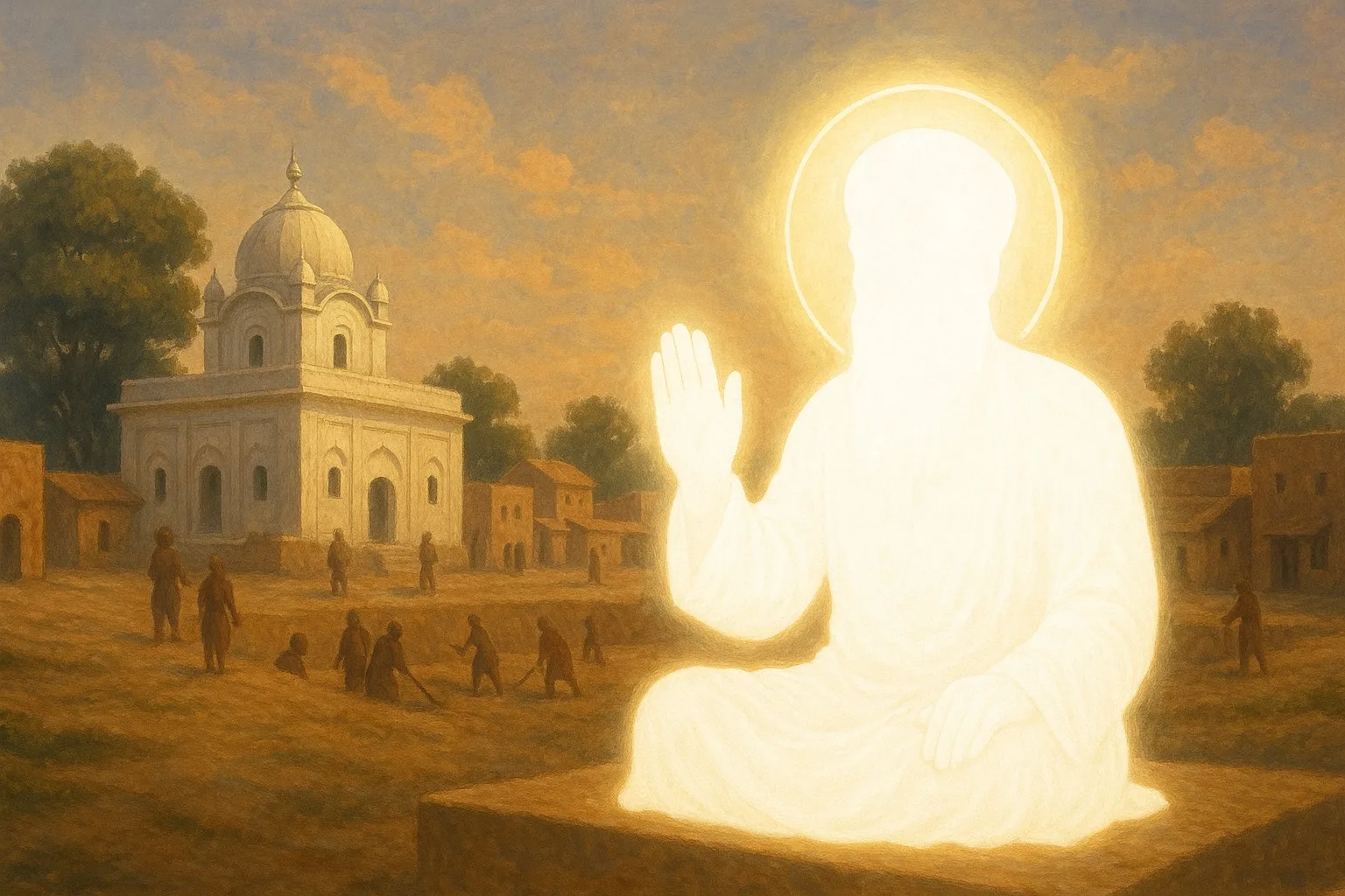 Guru Nanak Dev Ji at Gurdwara Kartarpur Sahib