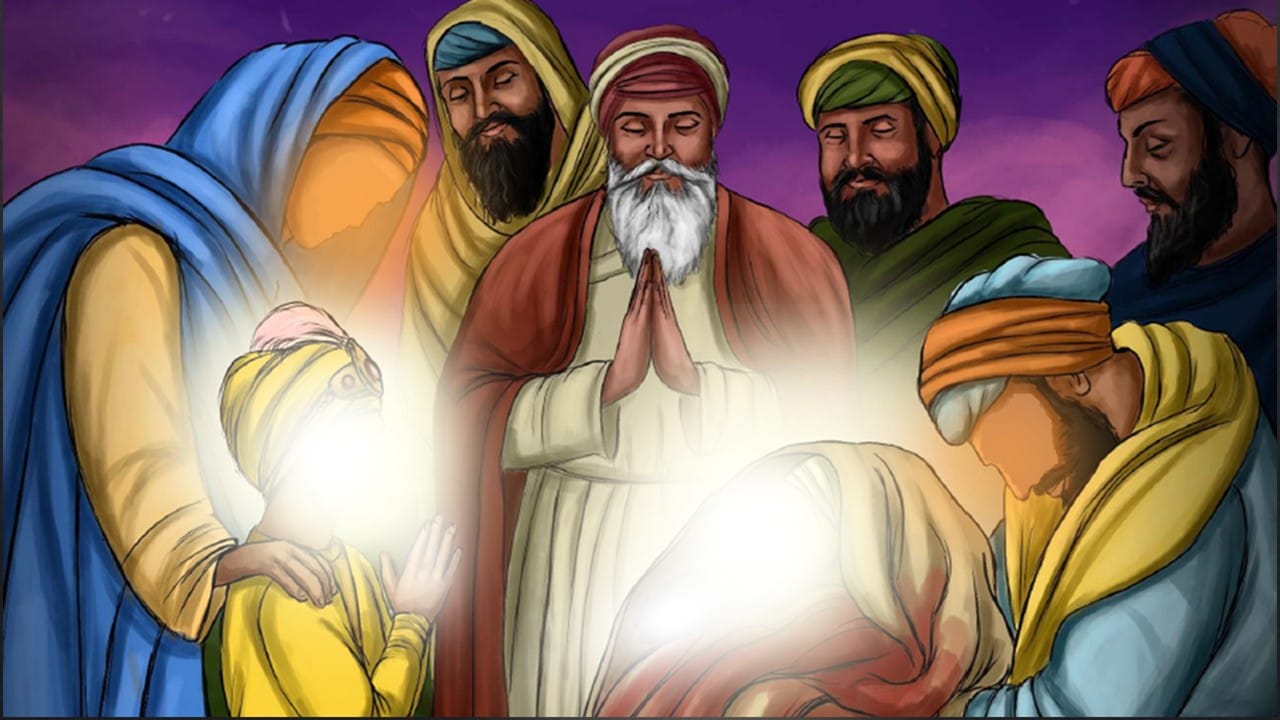 Guru Teg Bahadar Jis holy head sees arriving at Kiratpur Sahib on 15th November 1675 via Bhai Jaita Ji