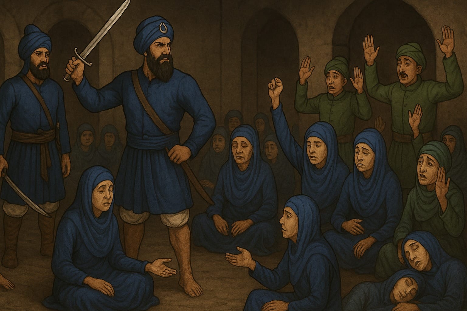 In 1753 Khalsa Army stormed the prison of Mir Mannu and liberated the surviving Sikh women that had endured hunger and torture but never gave up their Sikhi 3