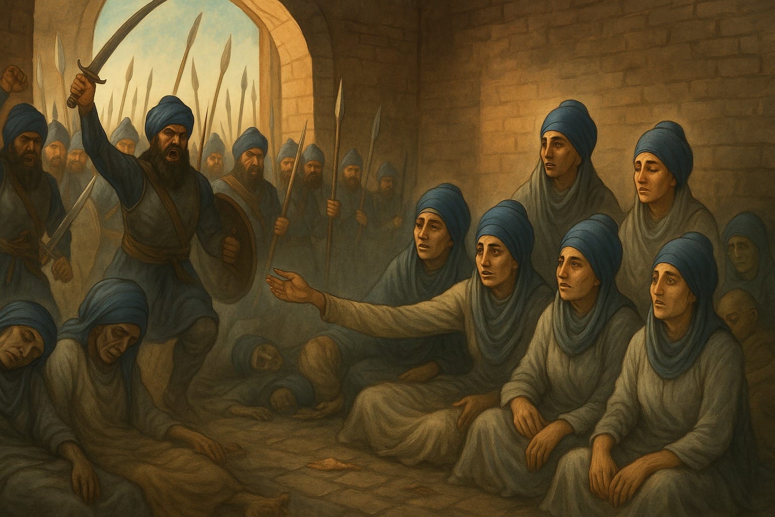 In 1753 Khalsa Army stormed the prison of Mir Mannu and liberated the surviving Sikh women that had endured hunger and torture but never gave up their Sikhi