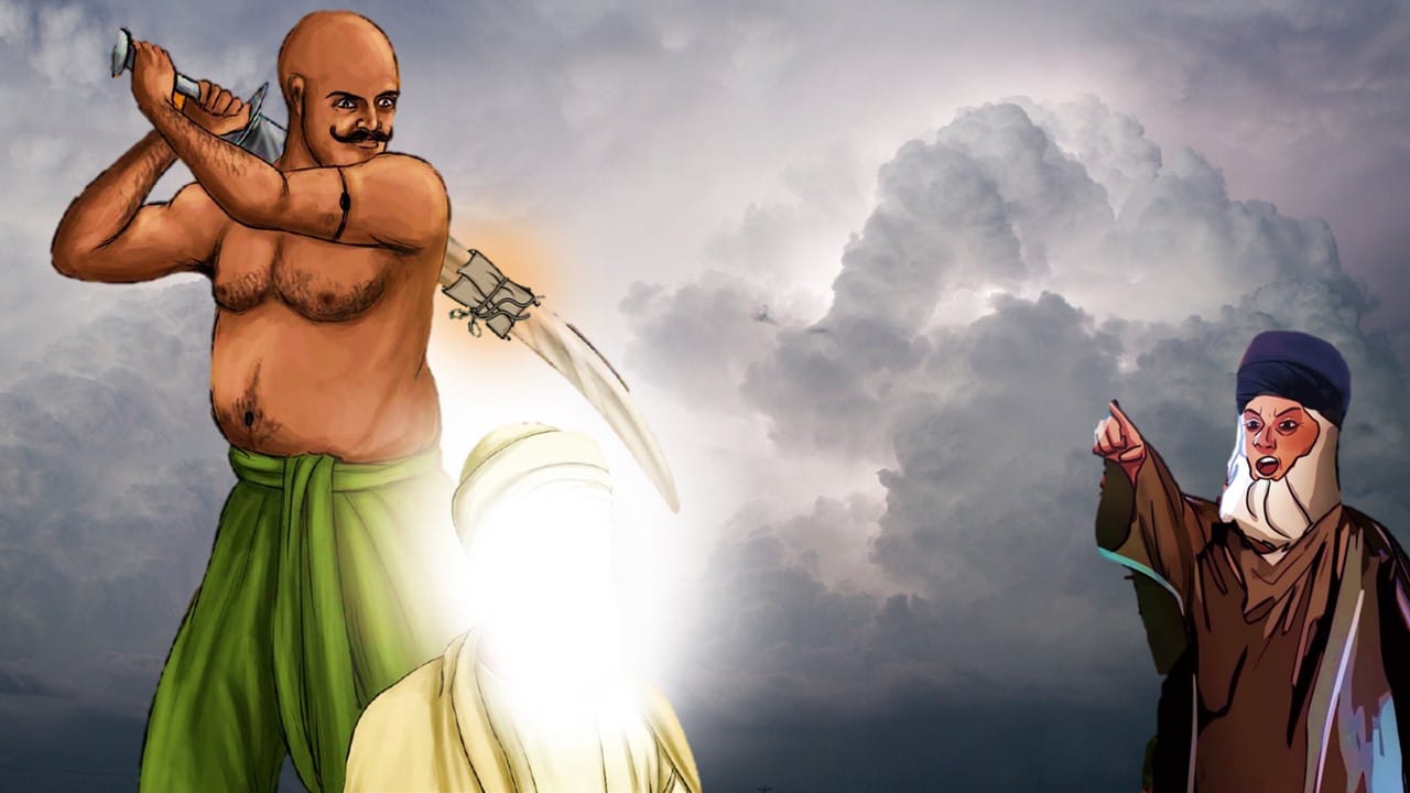 Martyrdom of Guru Teg Bahadar Ji at Chandni Chownk Delhi as the first act in world history where someone gives up their life to protect the human rights of another community