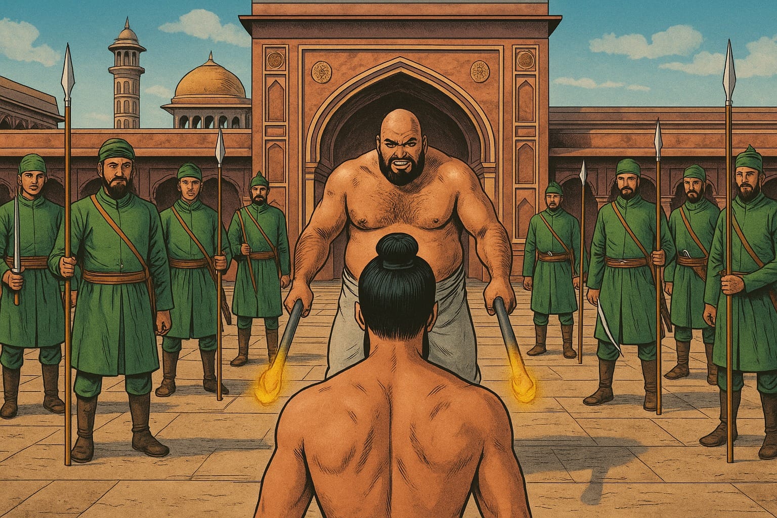 Baba Banda Singh Bahadar Ji had his eyes removed his arms and legs cut off and his skin ripped off in refusing to give up his Sikh faith and convert to Islam