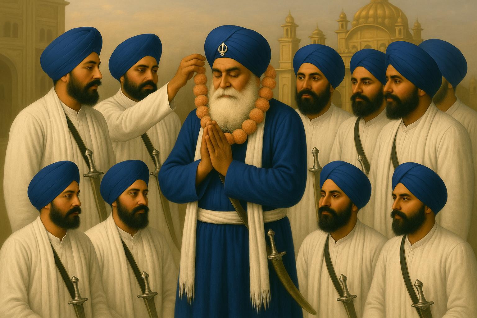 Bhai Sahib Randhir Singh Ji honored by Takht Sri Kesgarh Sahib in 1940 for his dedication to Gurmat and his service to spread the true message of Sikhi