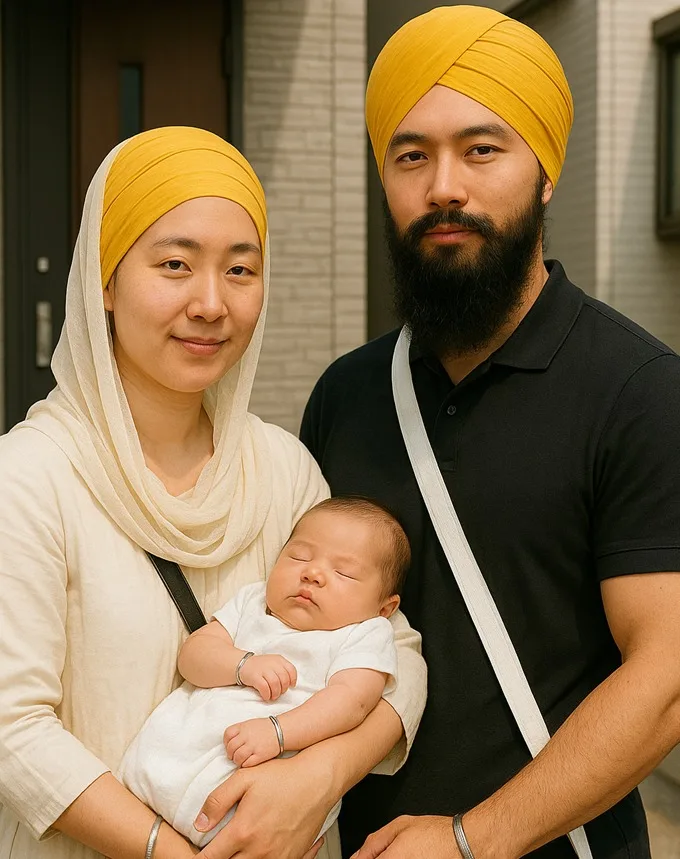 Japanese Sikh family 2