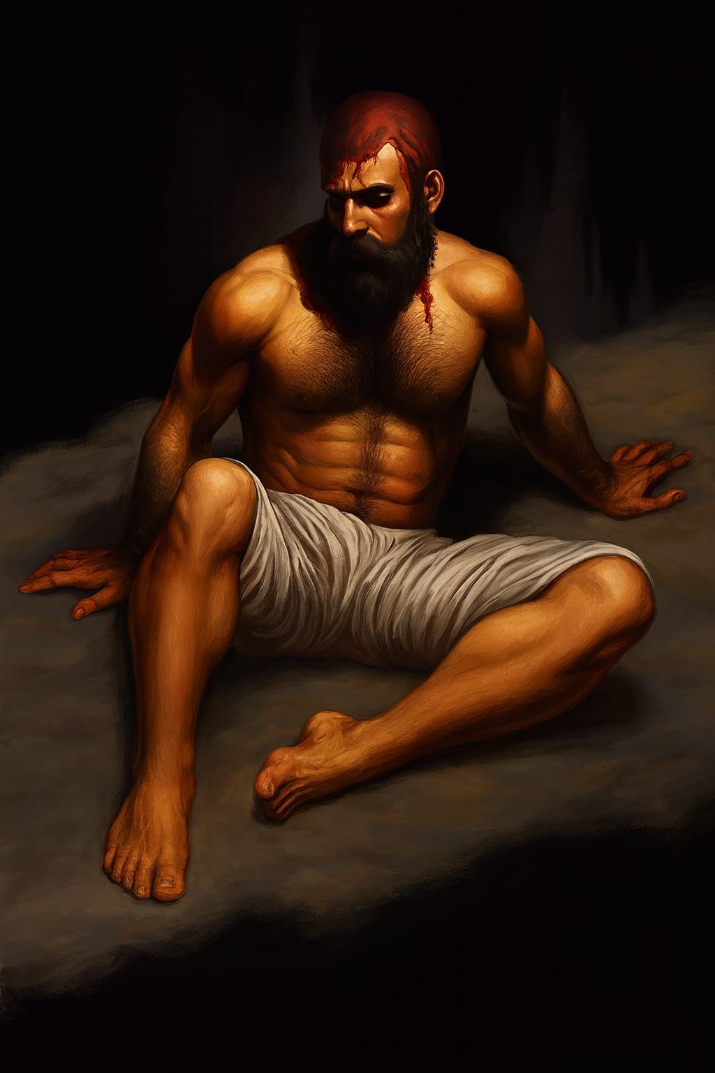 Bhai Taru Singh scalped alive for refusing to cut his unshorn hair