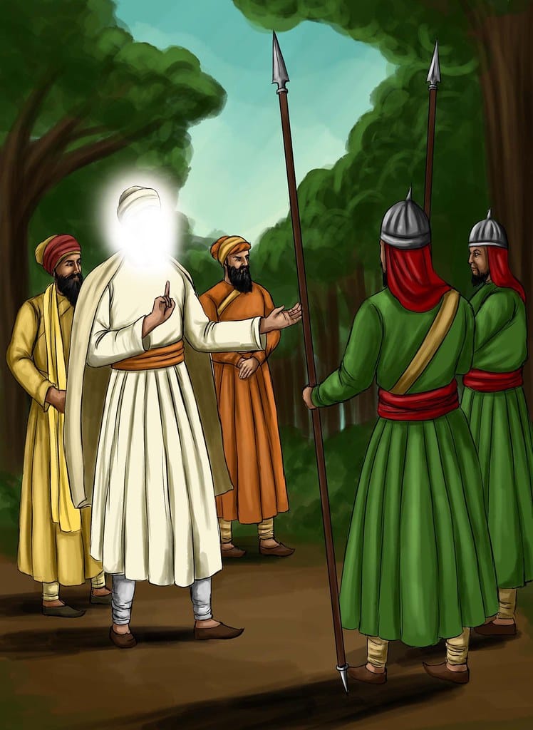 Guru Teg Bahadur Sahib Ji courting arrest