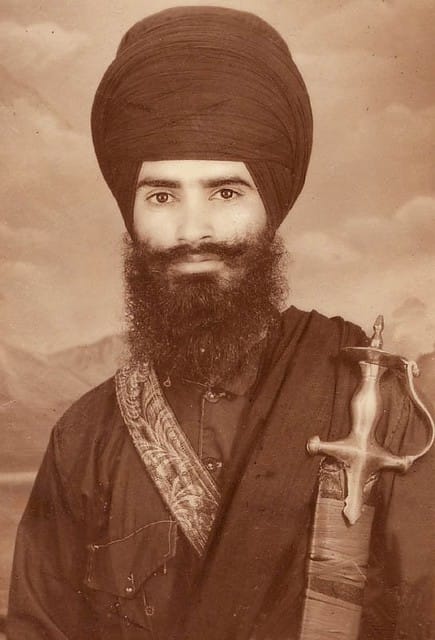 Bhai Anokh Singh Babbar. Martyred on 30th August 1987 by the Punjab Police