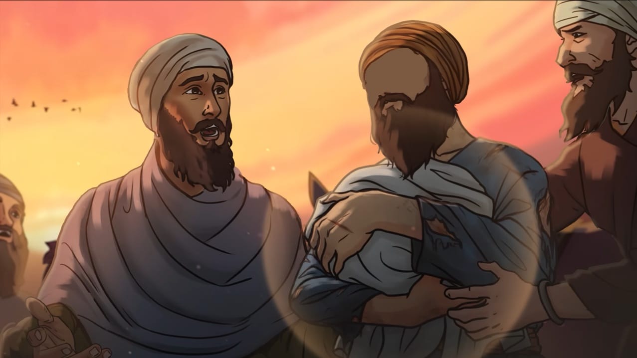 Bhai Jaita Ji carrying the head of Sri Guru Teg Bahadur Sahib Ji