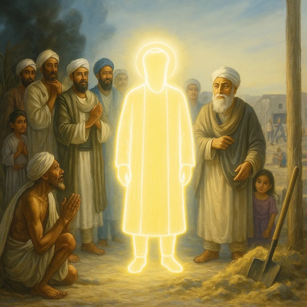 Guru Nanak Dev Ji helping the poor