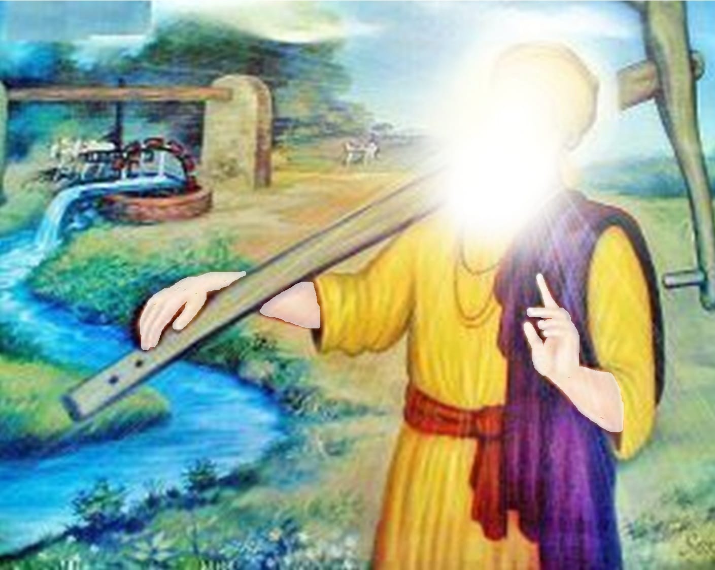 Guru Nanak Dev Ji lived 18 years in Kartarpur Sahib and farmed there with his own hands