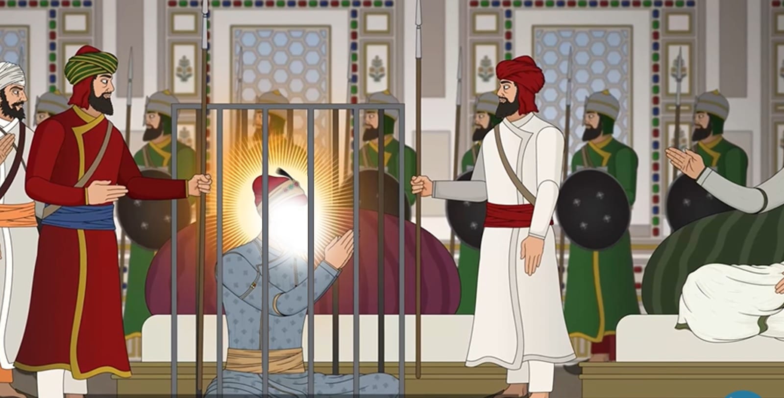 Guru Teg Bahadur Ji courting arrest in Delhi, November 1675