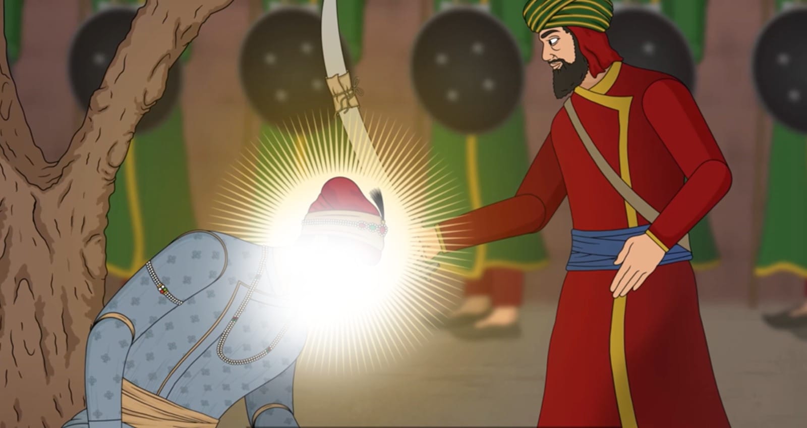 Guru Teg Bahadur Sahib Ji showed fearlessness and courage that one should be prepared to sacrifice their human body vessel for noble causes like human rights and protecting humanity