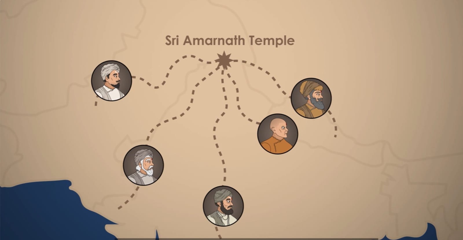 In 1675 after the new Governor of Kashmir Iftikhar Khan gave the Hindu community a final ultimatum