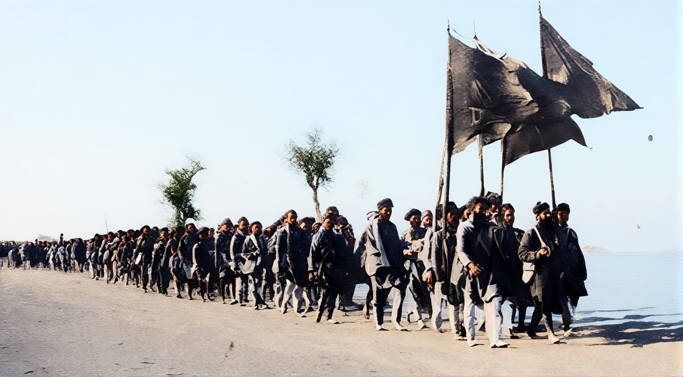 Jaito Da Morcha peaceful protesting Sikhs