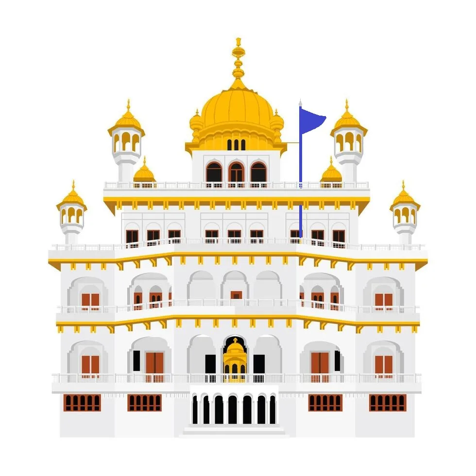 Akal Takht Sahib at the Harmandir Sahib complex in Amritsar