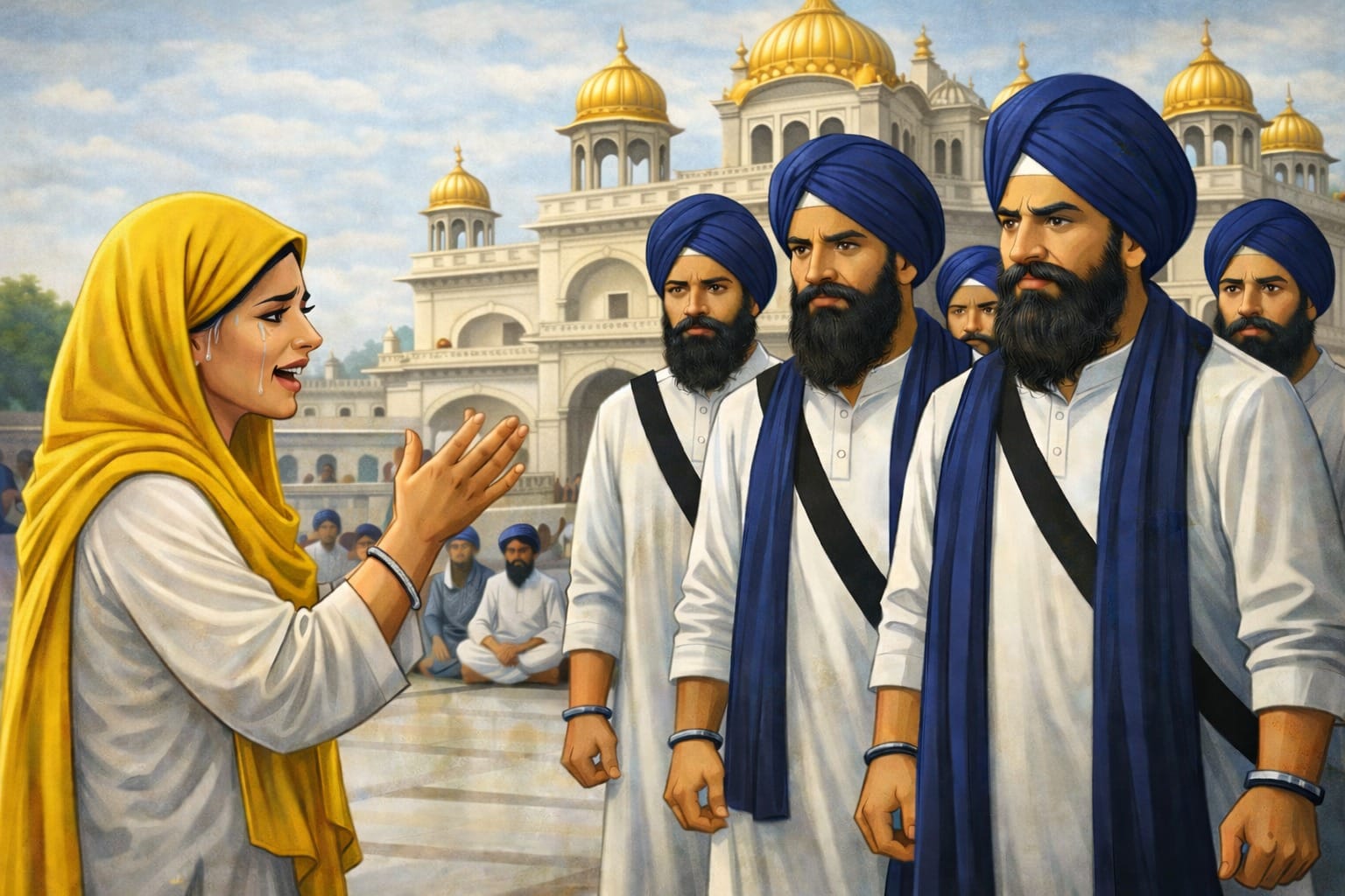 24 january 1921 wife of sikh preacher bhai sant singh from tarn taran sahib came to sri akal takhat sahib to complain to the akali sikh leaders that the mahant of gurdwara tarn taran sahib