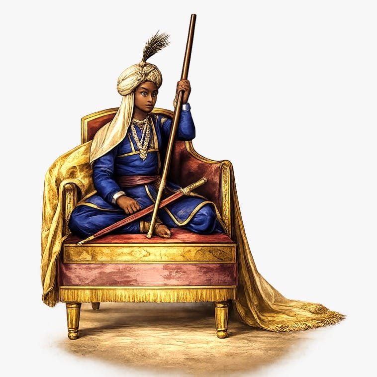 Kanwar Partap Singh 1831 – 1843 son of Maharaja Sher Singh who was murdered on the day of his fathers assasination